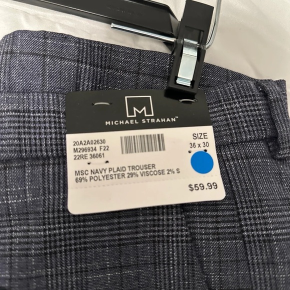 Michael Strahan Plaid Dress Pants - Picture 3 of 3